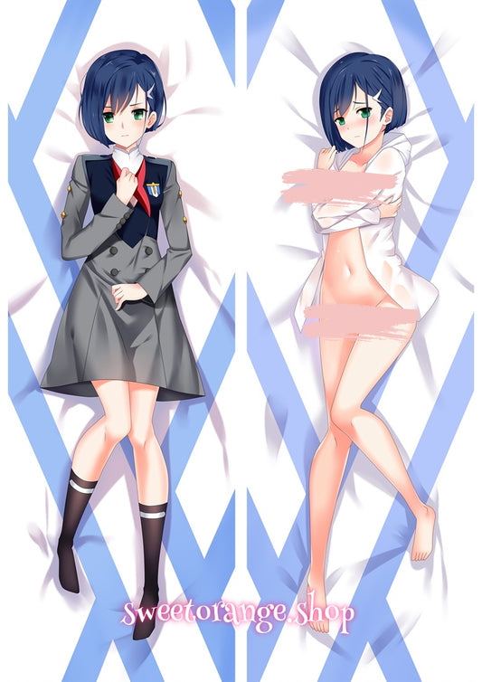 Darling in the Franxx Ichigo Body Pillow Cover