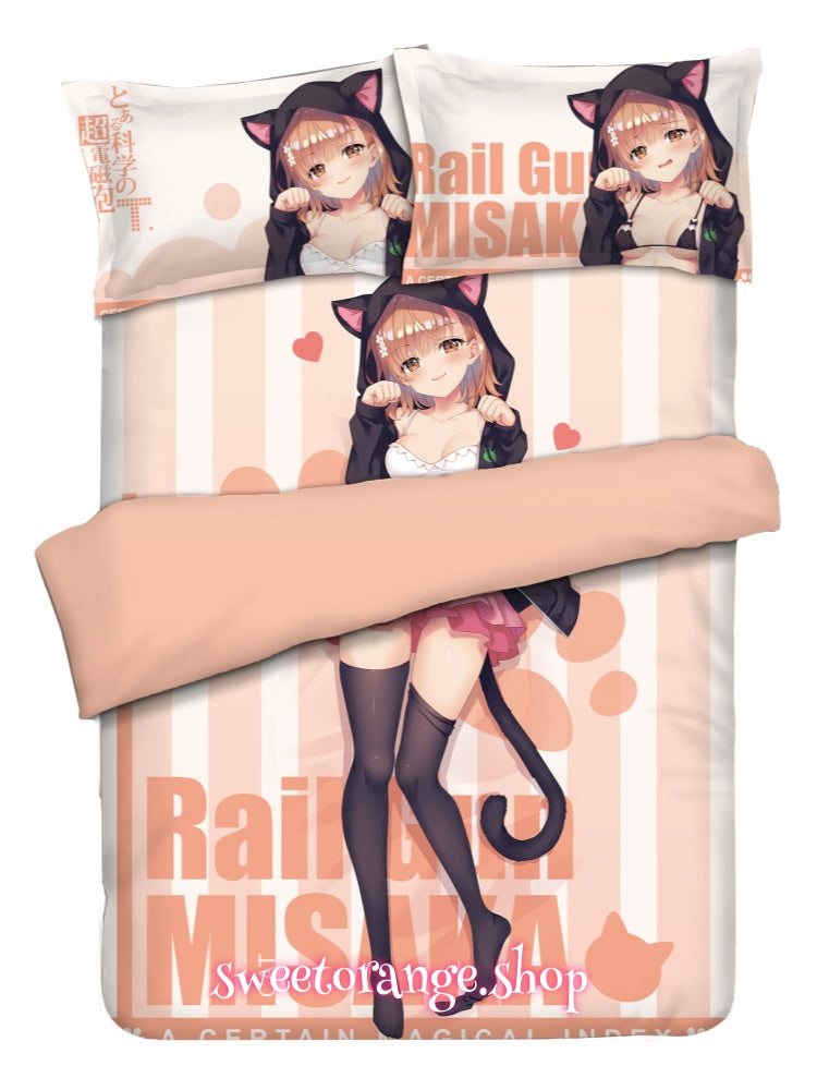 A Certain Scientific Railgun Mikoto bedroom bedding