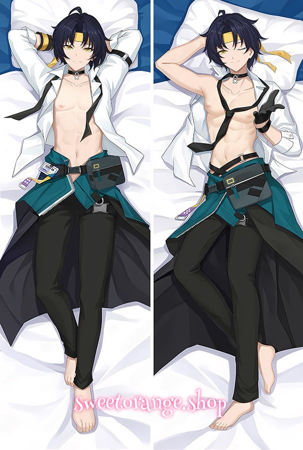 Zenless Zone Zero Asaba Harumasa Body Pillow Cover