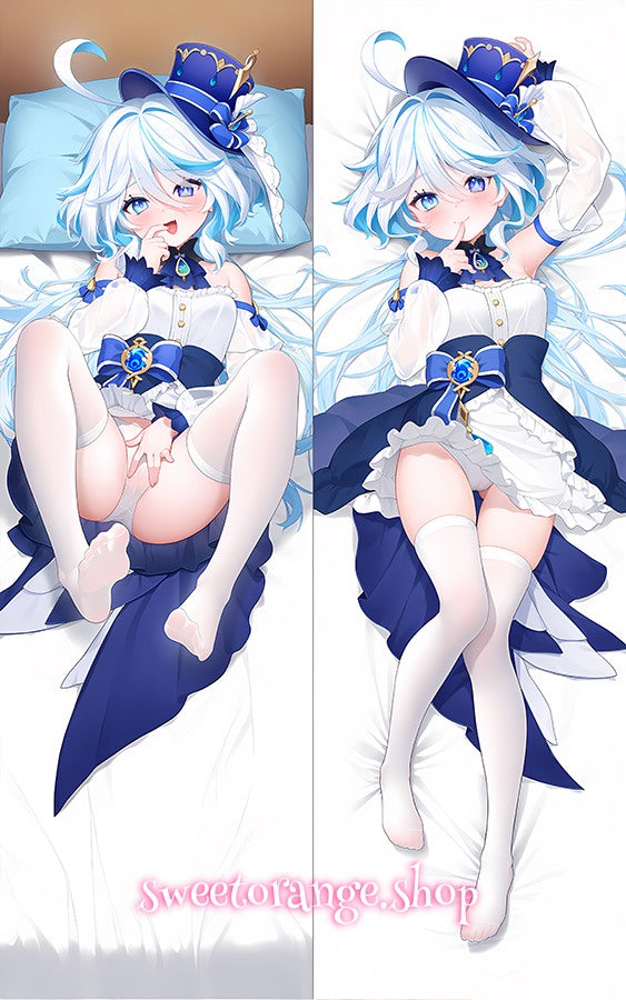 Genshin Impact Furina Body Pillow Cover