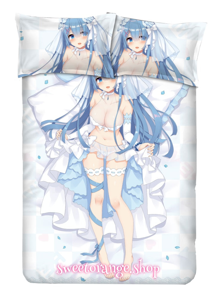 Re:Zero REM 4pcs Anime Bedding Sets