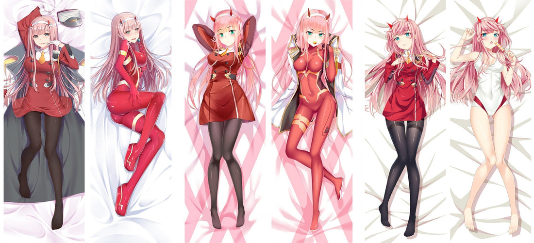 Zero Two Darling in the Franxx dakimakura body pillow cover