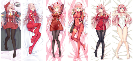 Zero Two Darling in the Franxx dakimakura body pillow cover