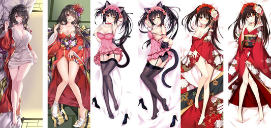 Embrace the Nightmare: Kurumi Tokisaki Body Pillow Cover for Date A Live Fans