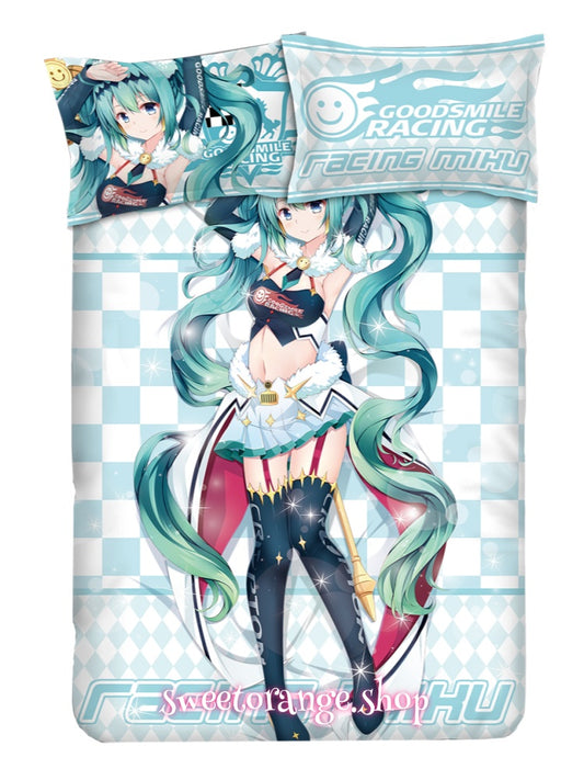 Vocaloid Hatsune Miku 4pcs Anime Bedding Set