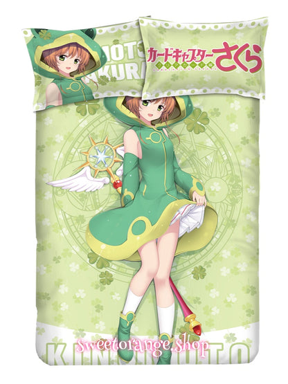 Sakura Kinomoto 4pcs Anime Bedding Set