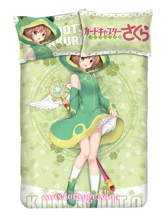 Sakura Kinomoto 4pcs Anime Bedding Set