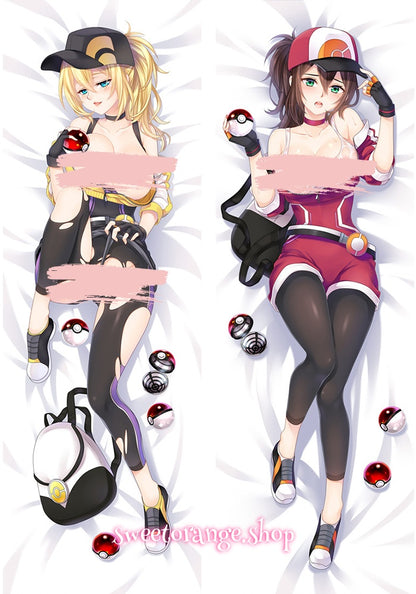 Pokémon Hilda Body Pillow Cover