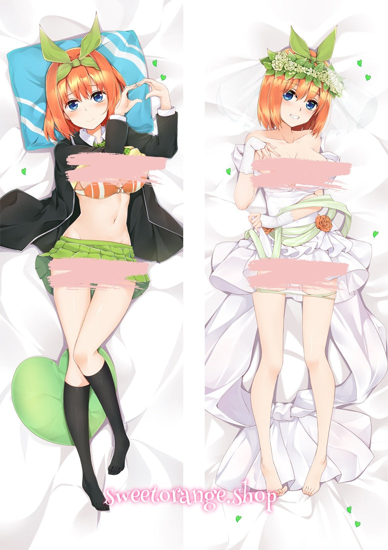 The Quintessential Quintuplets Yotsuba Nakano Body Pillow Cover
