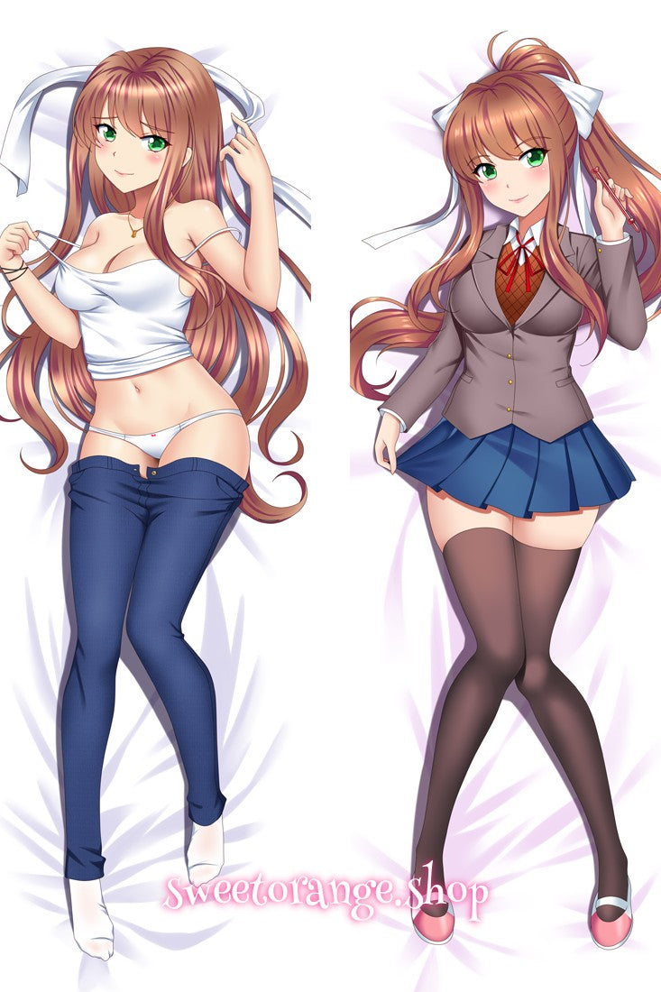 Doki Doki Literature Club! Monika Body Pillow Cover