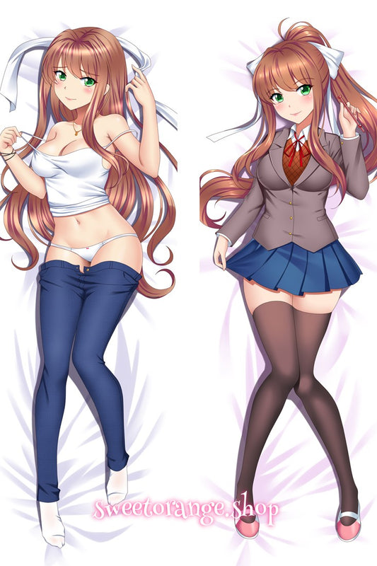 Doki Doki Literature Club! Monika Body Pillow Cover