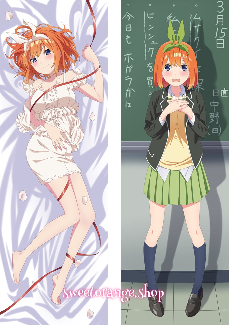 The Quintessential Quintuplets Yotsuba Nakano Body Pillow Cover