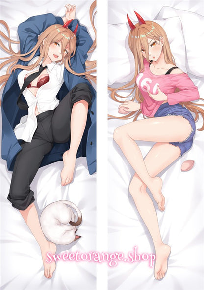Chainsaw Man Power Body Pillow Cover