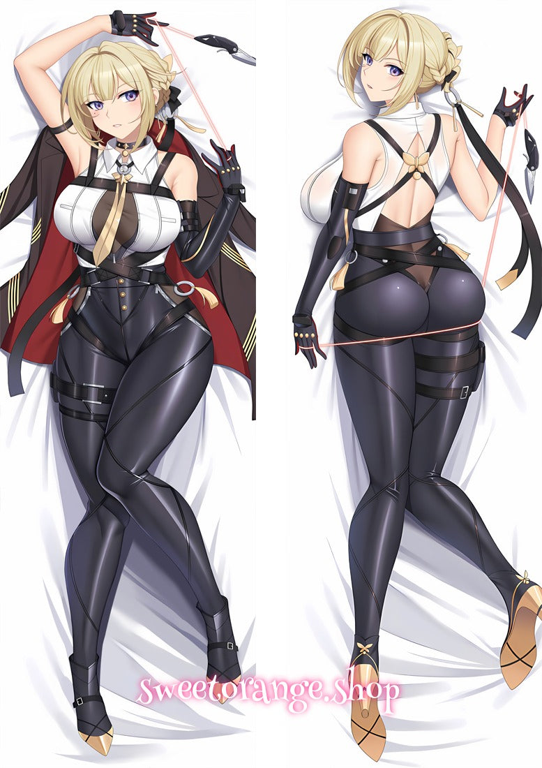 Zenless Zone Zero Evelyn Chevalier Body Pillow Cover