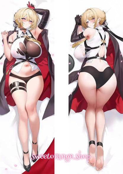 Zenless Zone Zero Evelyn Chevalier Body Pillow Cover