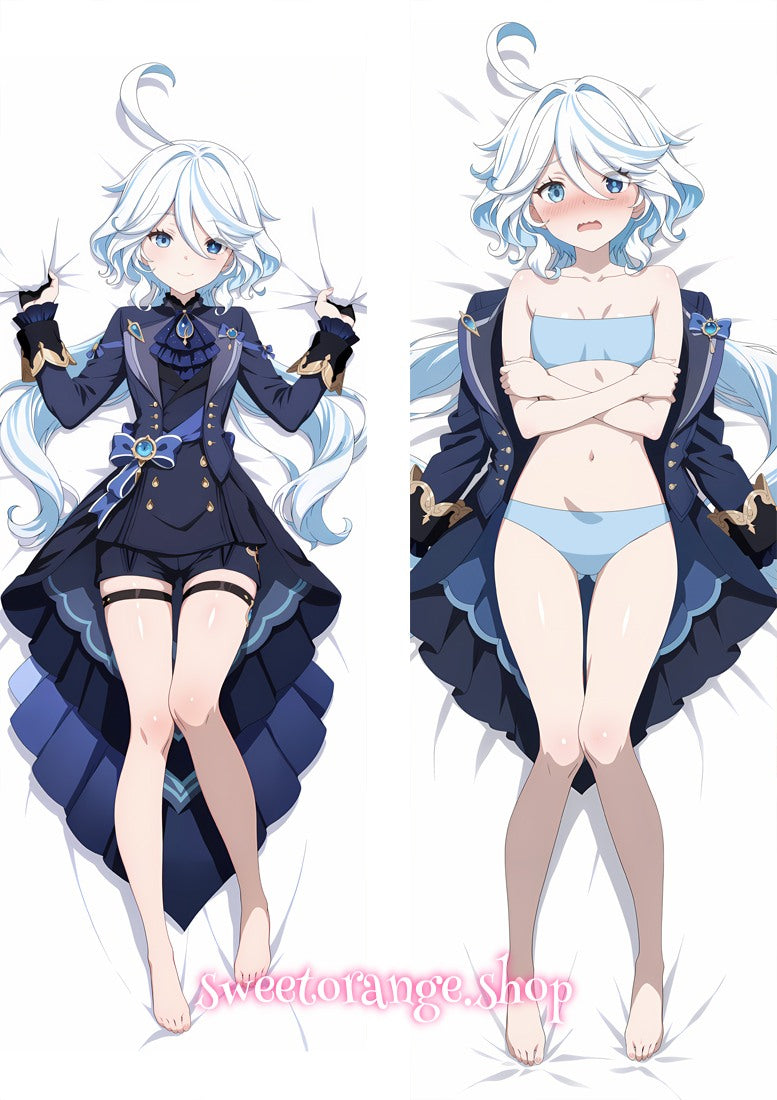 Genshin Impact Furina Body Pillow Cover