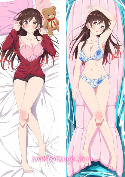 Chizuru Ichinose body pillow cover soft peach skin/velvet/2Way Tricot fabric, HD clear print