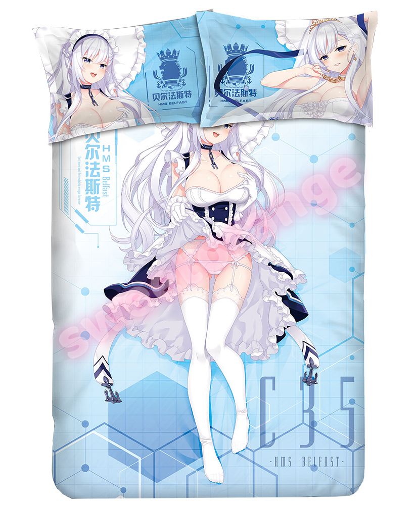 Azur Lane HMS Belfast - 4pcs Anime Bedding Sets