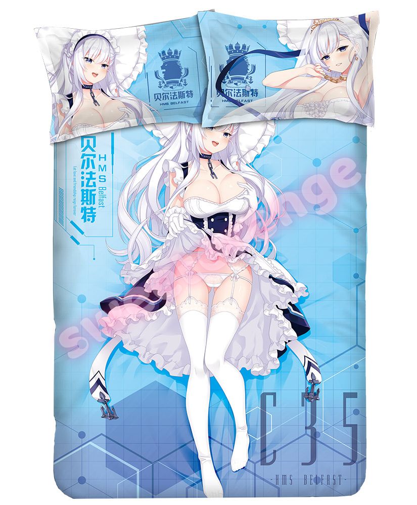 Azur Lane HMS Belfast - 4pcs Anime Bedding Sets