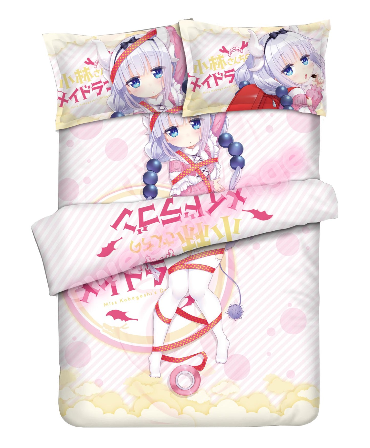 Miss Kobayashi's Dragon Maid Kanna Kamui - 4pcs Anime Bedding Sets