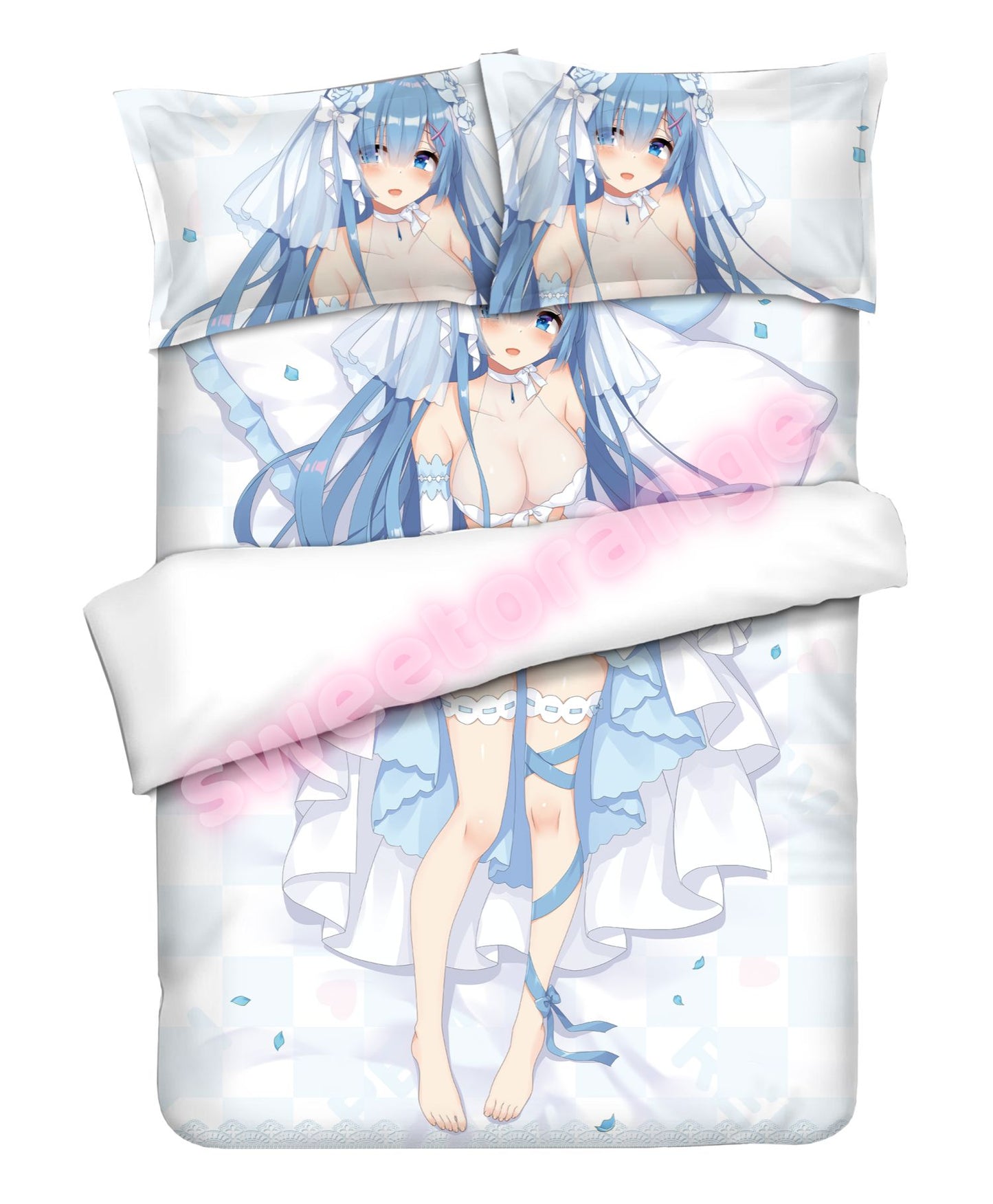 Re:Zero REM - 4pcs Anime Bedding Sets