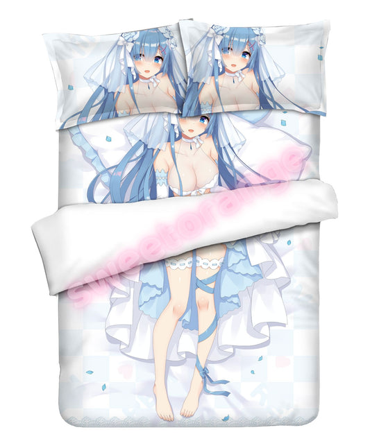 Re:Zero REM - 4pcs Anime Bedding Sets