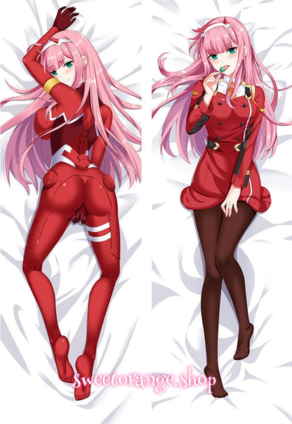 Darling in the Franxx Zero Two Body Pillow Cover