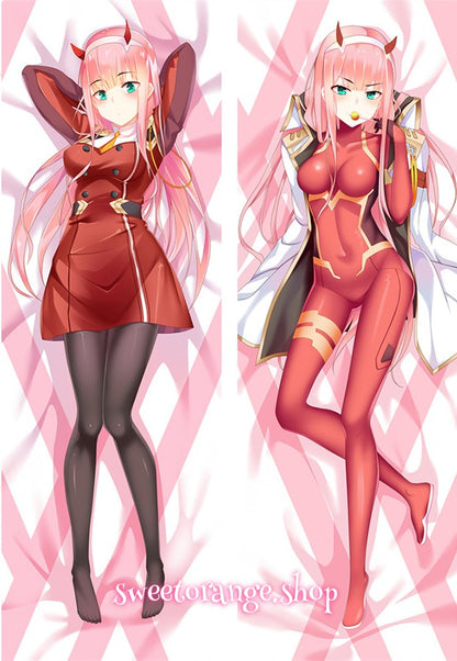 Darling in the Franxx Zero Two Body Pillow Cover
