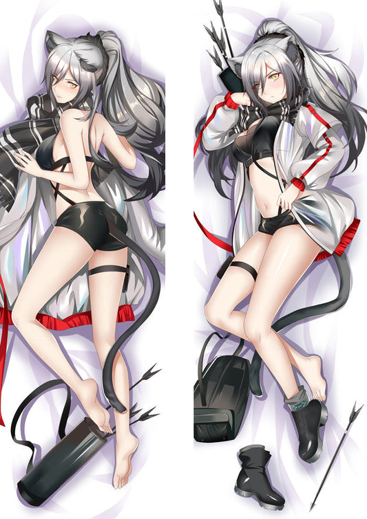 Arknights Schwarz Körperkissen Dakimakura