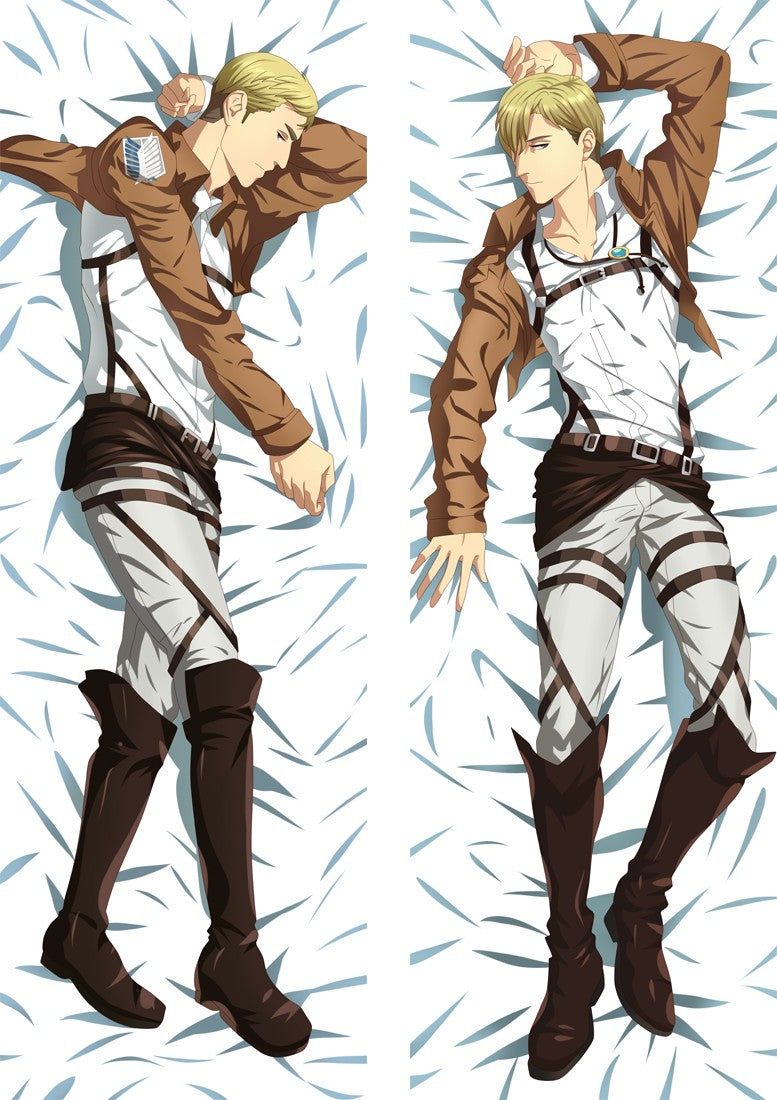 Oreiller de corps Dakimakura d'Erwin Smith de L'Attaque des Titans