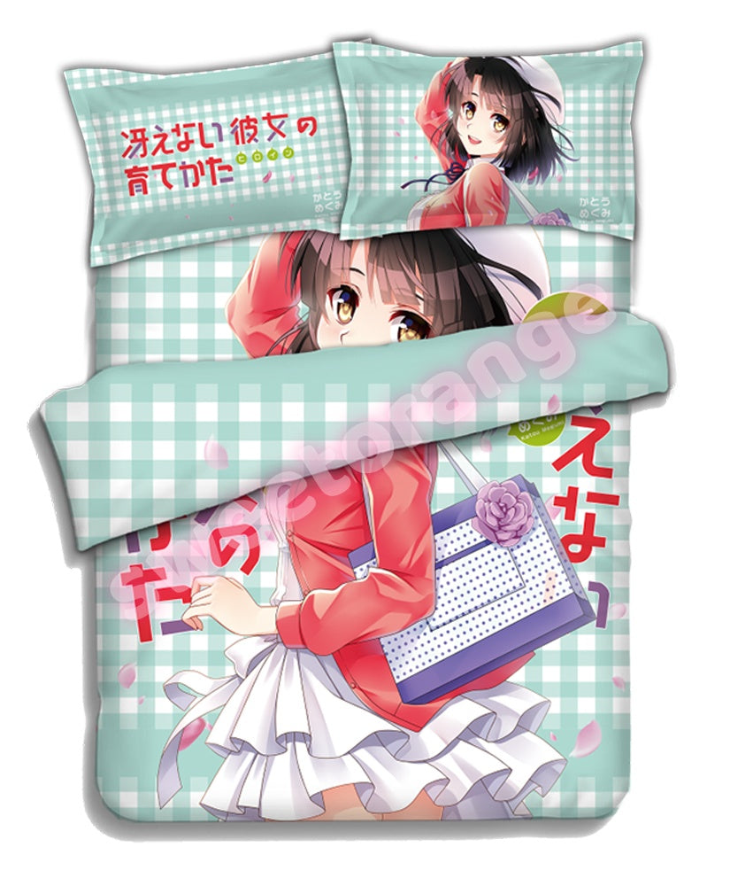 Saekano Megumi Katou - 4pcs Anime Bedding Set