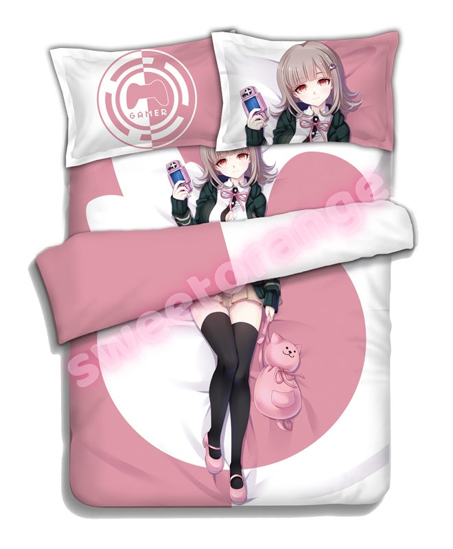 Danganronpa Chiaki Nanami - 4pcs Anime Bedding Set