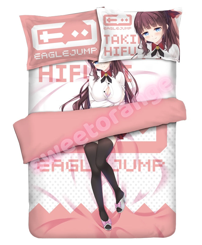 New Game! Hifumi Takimoto - 4pcs Anime Bedding Set