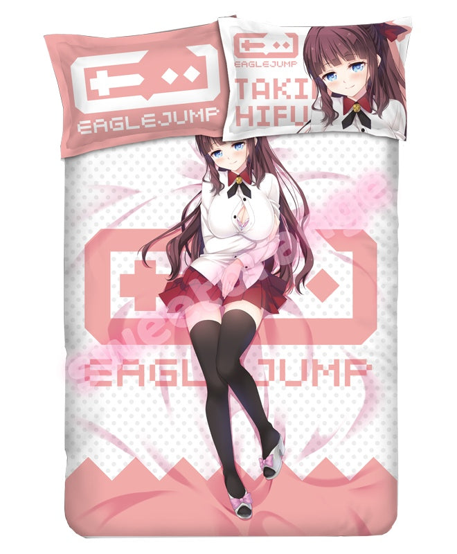 New Game! Hifumi Takimoto - 4pcs Anime Bedding Set