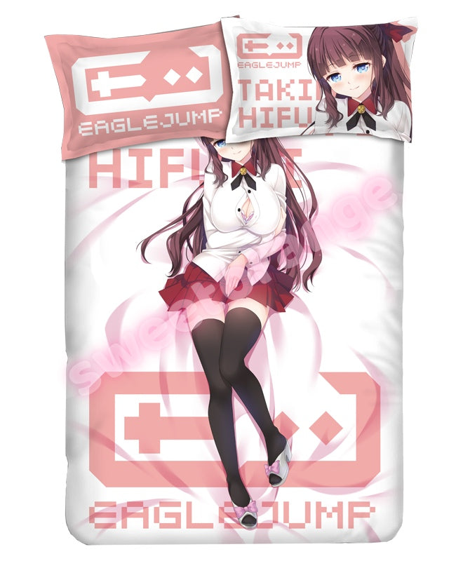 New Game! Hifumi Takimoto - 4pcs Anime Bedding Set