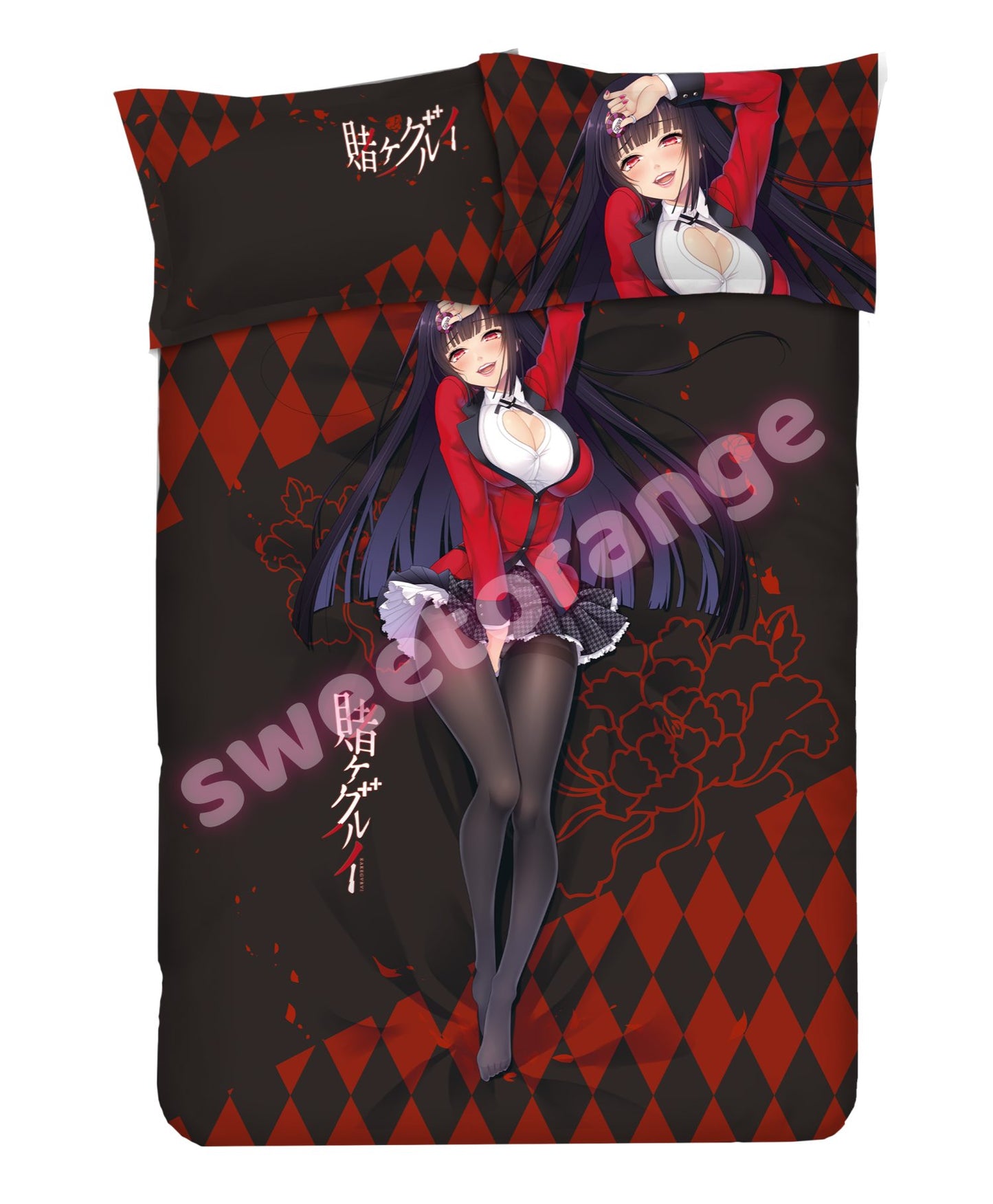 Kakegurui Yumeko Jabami - 4pcs Anime Bedding Set