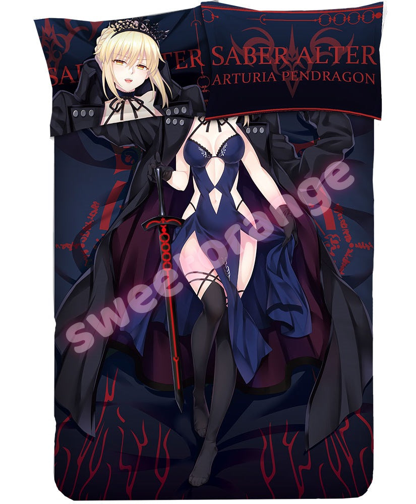 Artoria Pendragon Alter (Saber) - 4pcs Anime Bedding Set