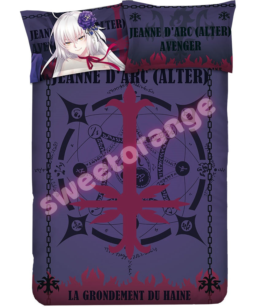 Fate Jeanne d'Arc (Alter) - 4pcs Anime Bedding Set