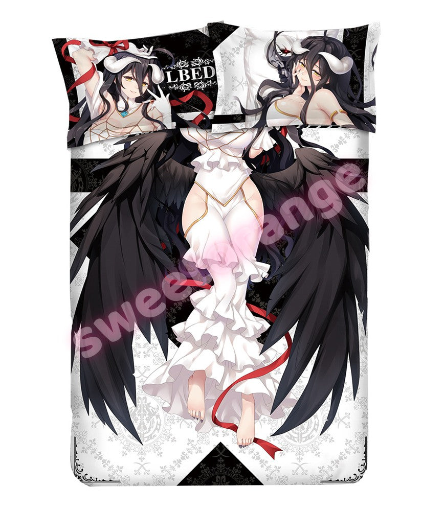 Overlord Albedo - 4pcs Anime Bedding Set