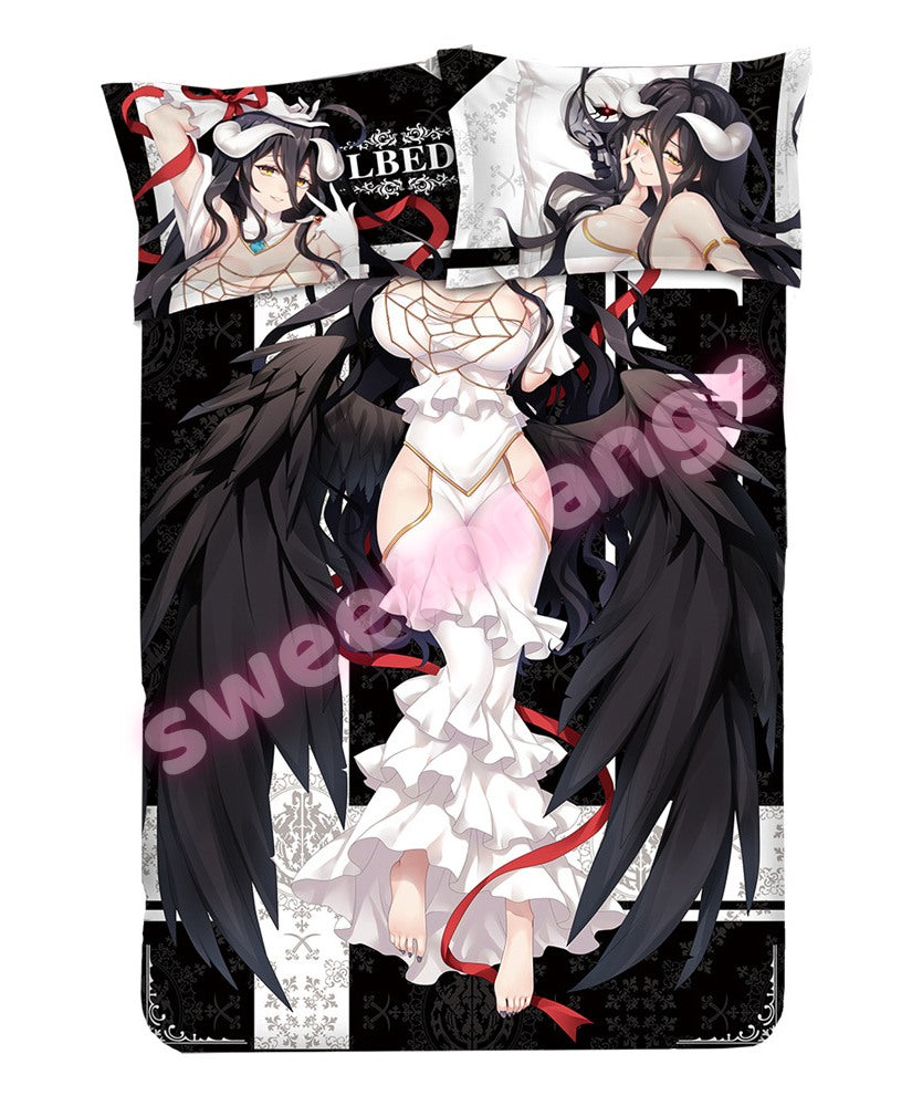 Overlord Albedo - 4pcs Anime Bedding Set