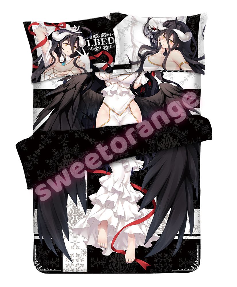 Overlord Albedo - 4pcs Anime Bedding Set