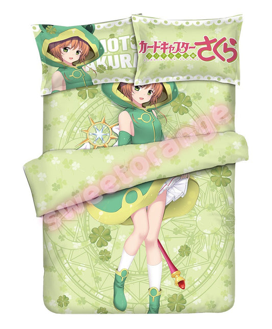 Sakura Kinomoto - 4pcs Anime Bedding Set