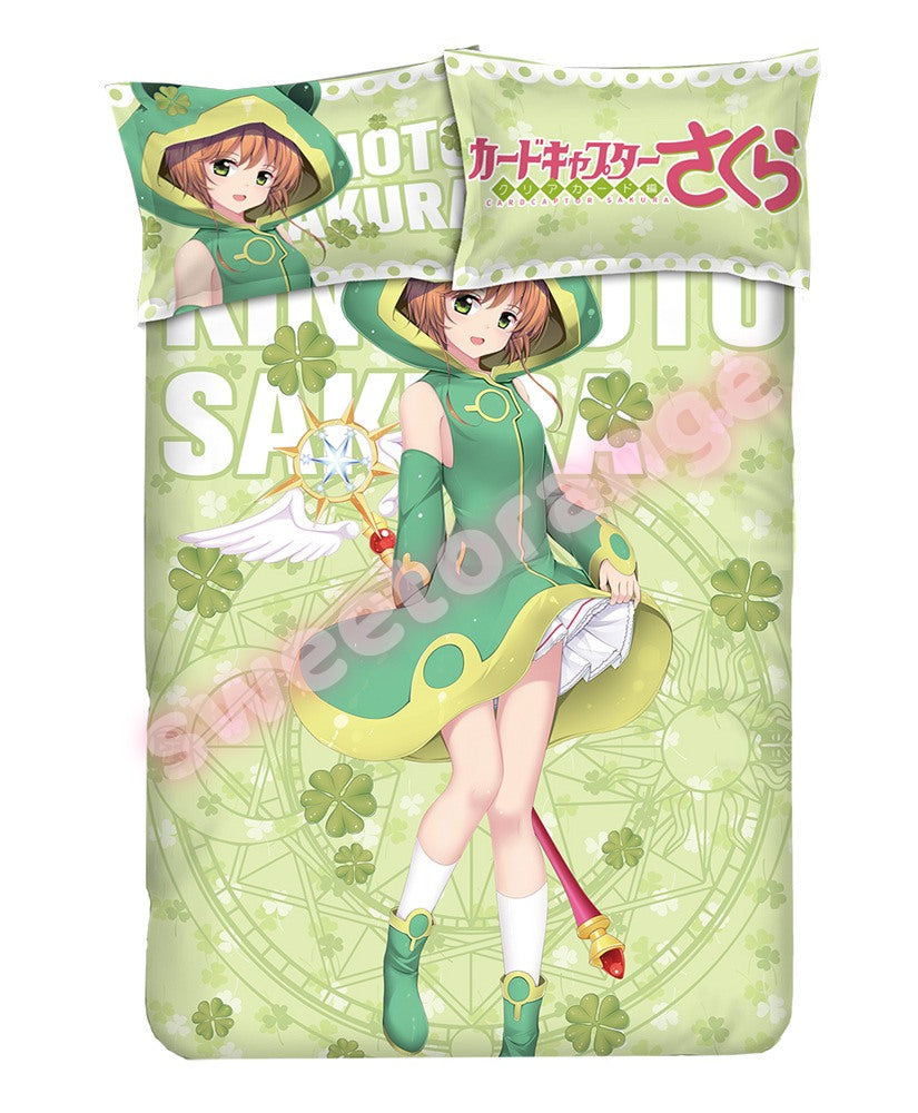 Sakura Kinomoto - 4pcs Anime Bedding Set