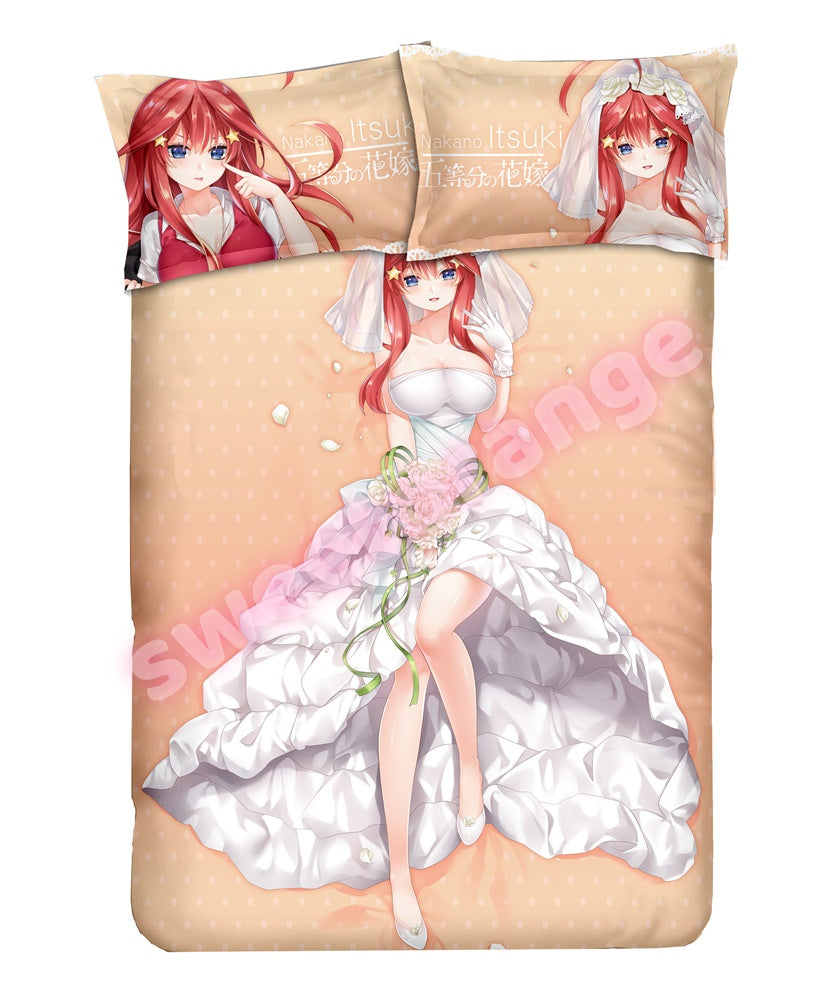 5-Toubun No Hanayome Itsuki Nakano - 4pcs Anime Bedding Set