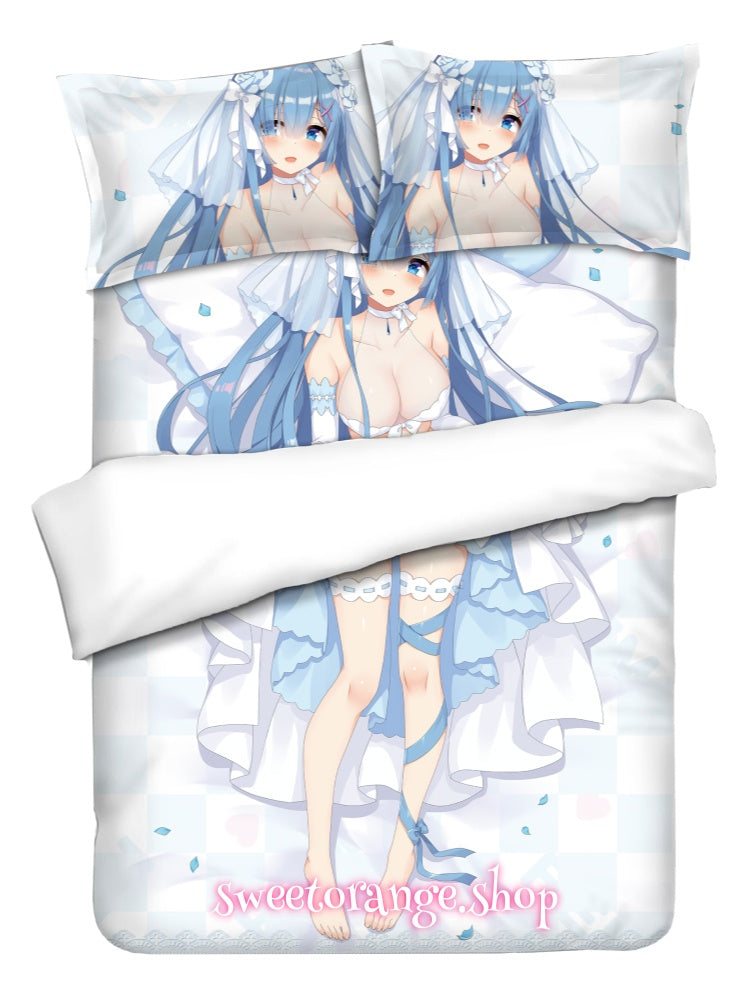 Re:Zero REM 4pcs Anime Bedding Sets