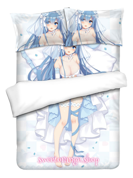 Re:Zero REM 4pcs Anime Bedding Sets
