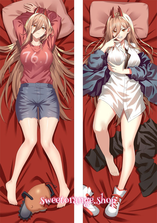 Makima Chainsaw Man body pillow cover, Control Devil dakimakura
