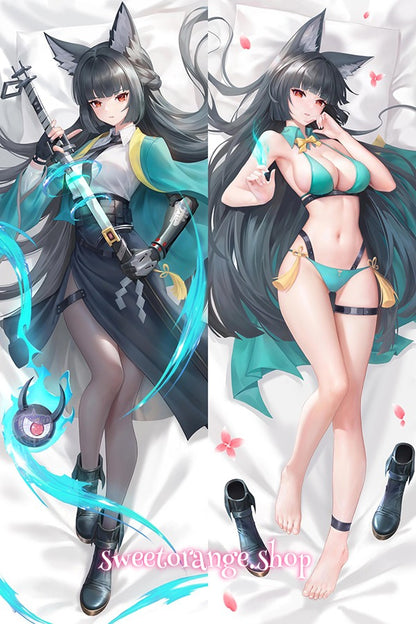 Zenless Zone Zero Hoshimi Miyabi Body Pillow Cover