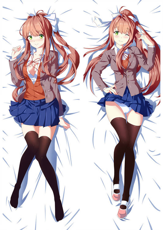 Monika Dakimakura Body Pillow, Waifu Pillow