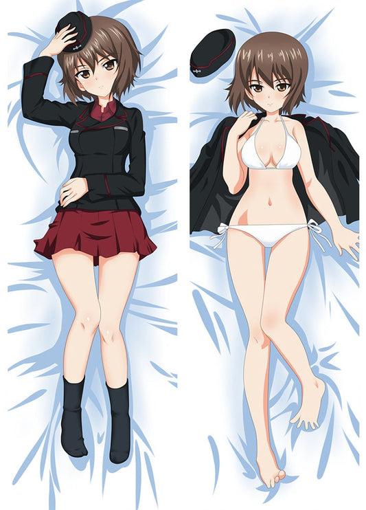 Girls und Panzer Maho Nishizumi Body Pillow